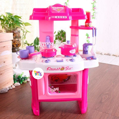 Cocina Infantil Grande Completa Luces Sonidos
