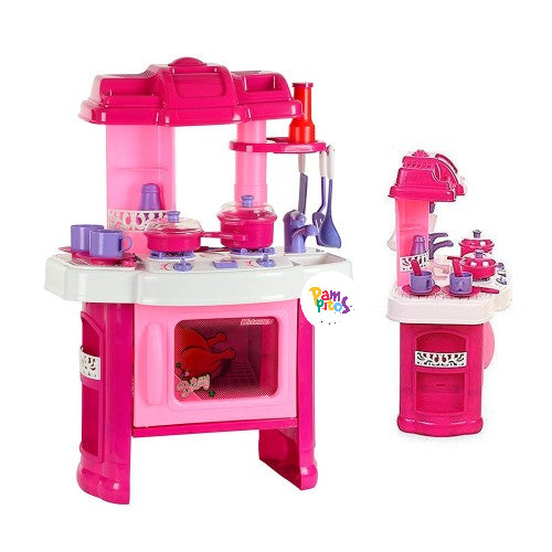 Cocina Infantil Grande Completa Luces Sonidos
