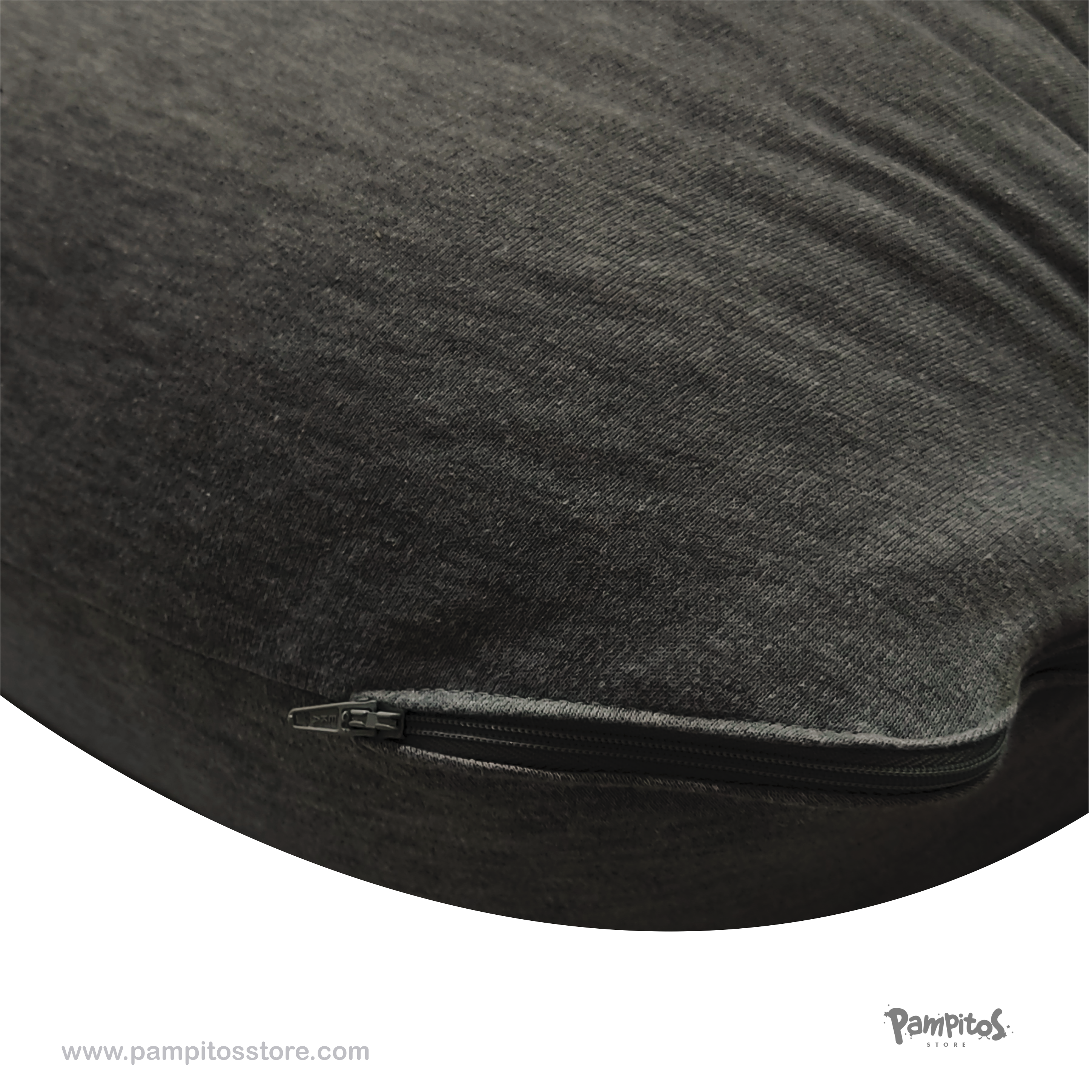FUNDA DE REPUESTO ALMOHADA COMFORT PLUS 100% ALGODÓN EN GRIS