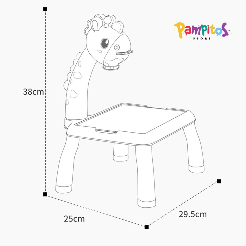 MESA TABLERO ESTIMULANTE DE DIBUJO