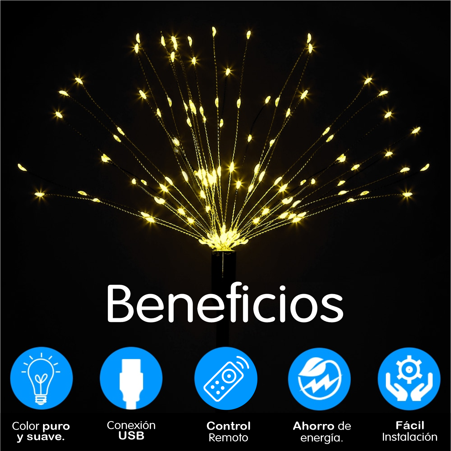 LAMPARA FUEGOS ARTIFICIALES