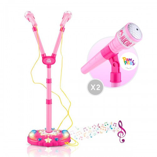Micrófono Karaoke Juguete Musical Luces