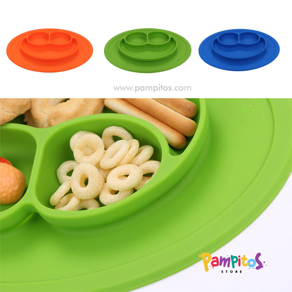 PLATO SILICONA ANTIDEZLIZANTE SMILE