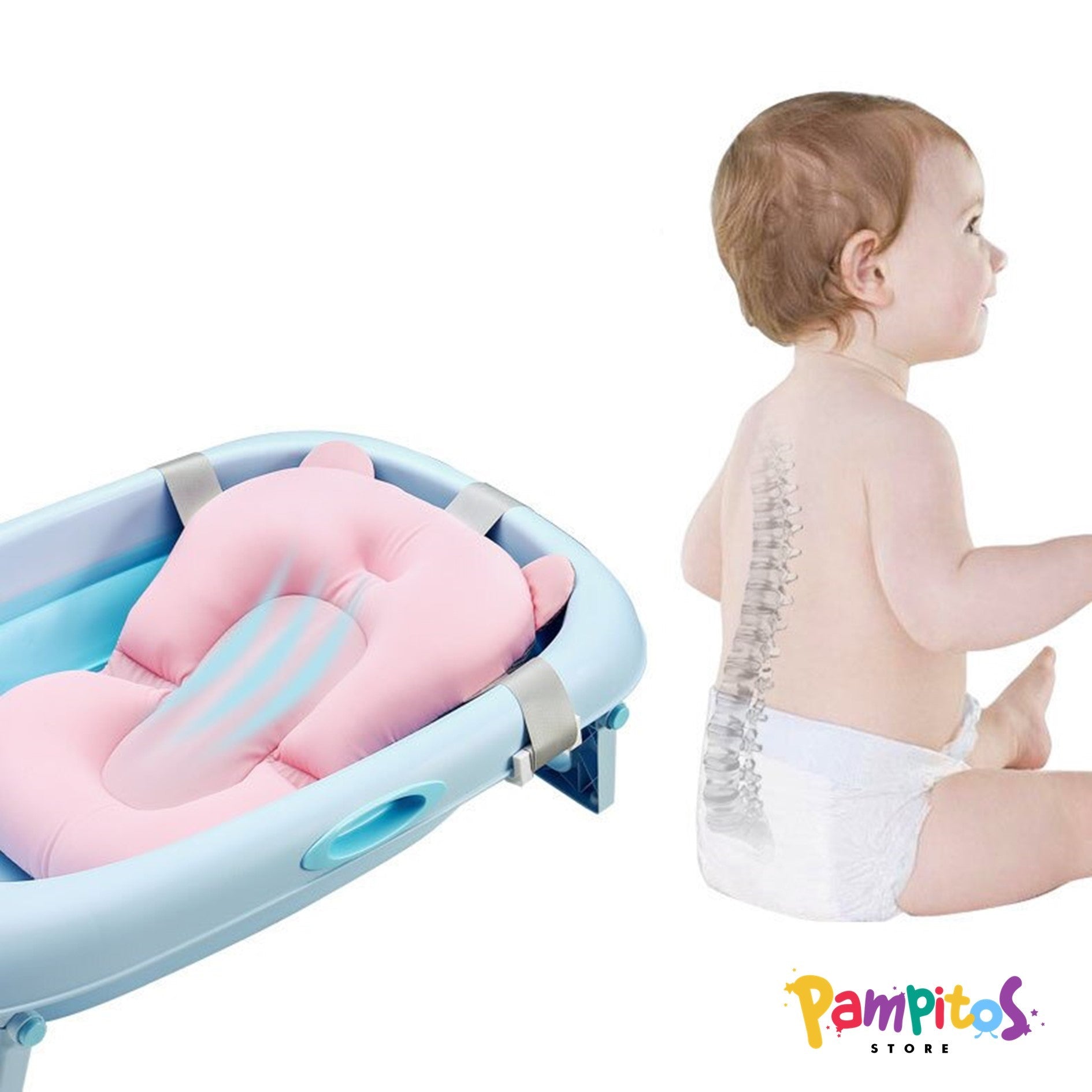 Cojín de baño para bebé