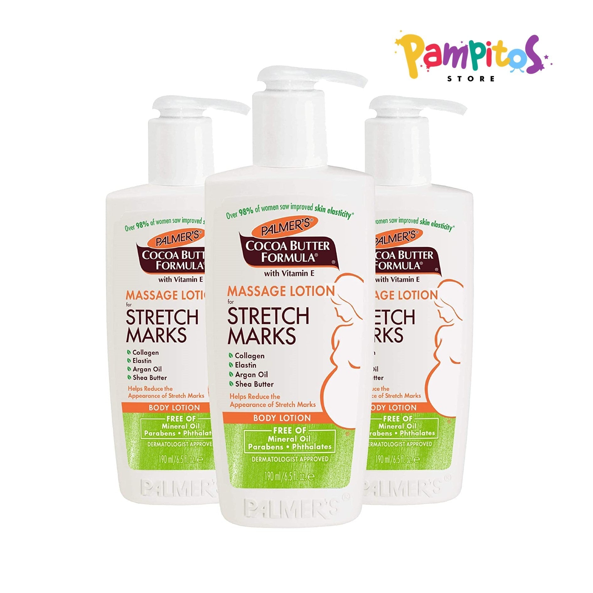 LOCIÓN DE MASAJE PARA LAS ESTRÍAS Y CUIDADO DE LA PIEL EN EL EMBARAZO 190 ml (6.5 oz)