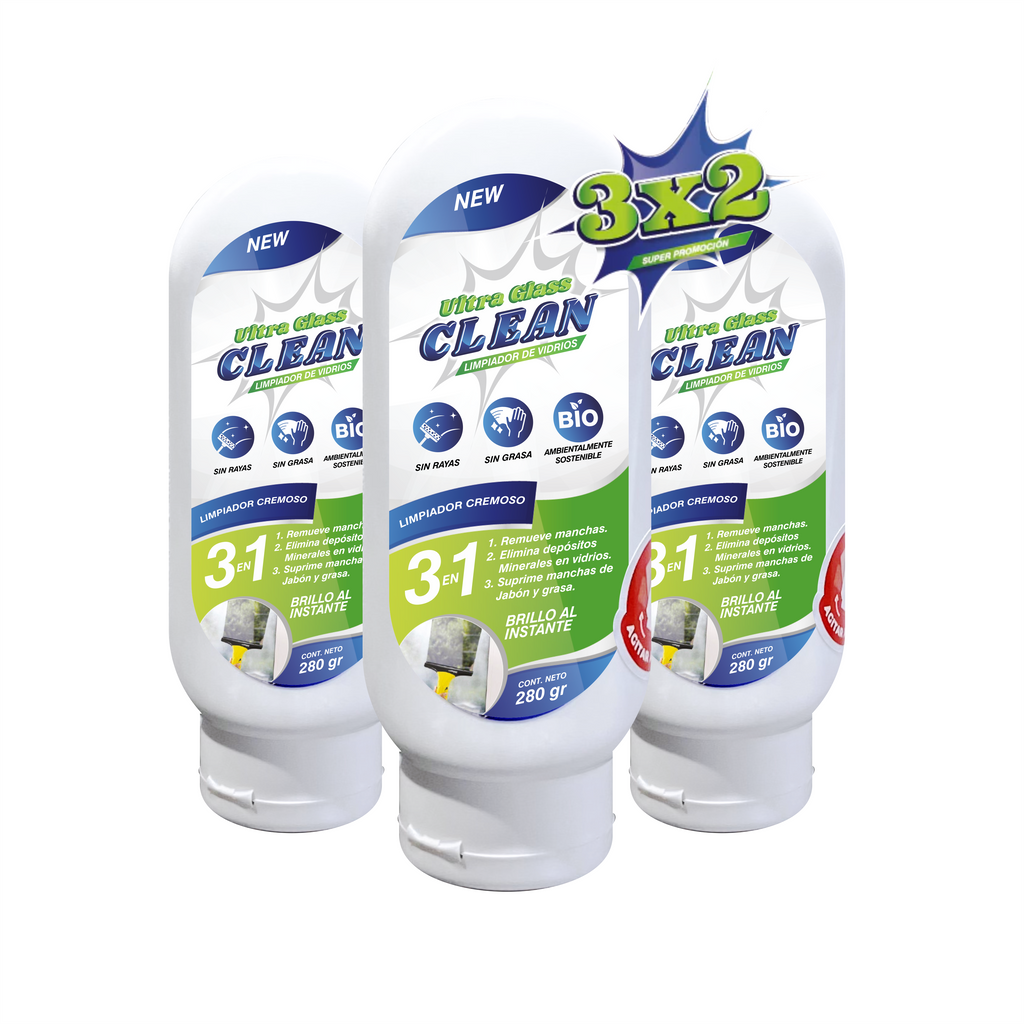ULTRA GLASS CLEAN - KIT DESMANCHADOR