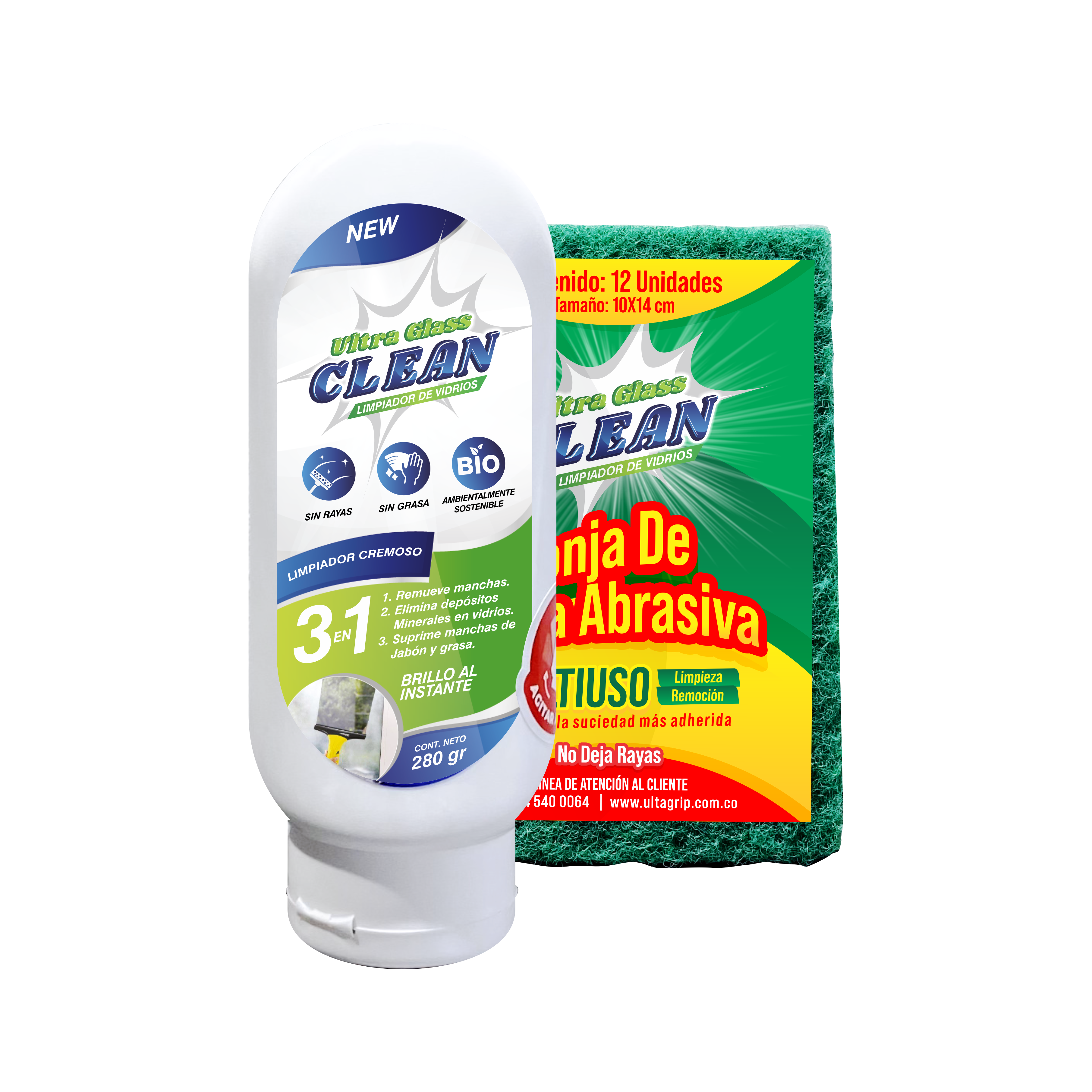 ULTRA GLASS CLEAN - KIT DESMANCHADOR