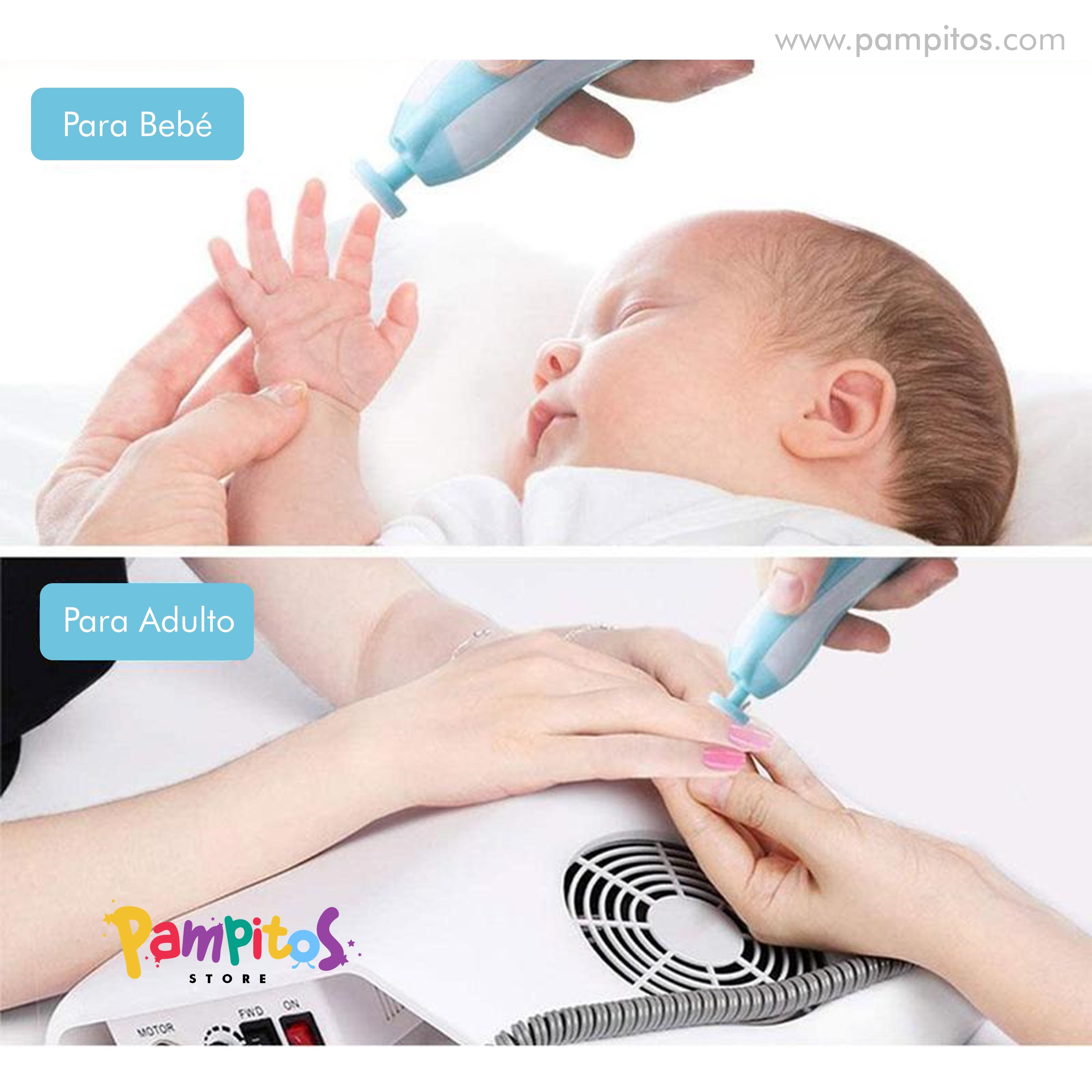 PULIDOR DE UÑAS ELECTRICO - CUT AND CLEAN KIT