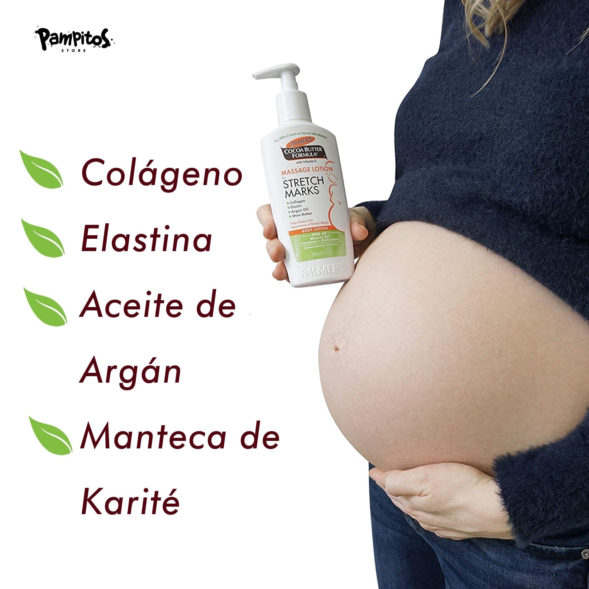 LOCIÓN DE MASAJE PARA LAS ESTRÍAS Y CUIDADO DE LA PIEL EN EL EMBARAZO 190 ml (6.5 oz)
